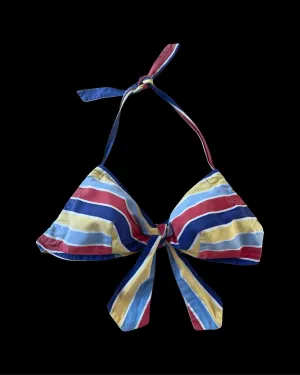 1940s Catalina Striped Cotton Cotton Haler Play Top