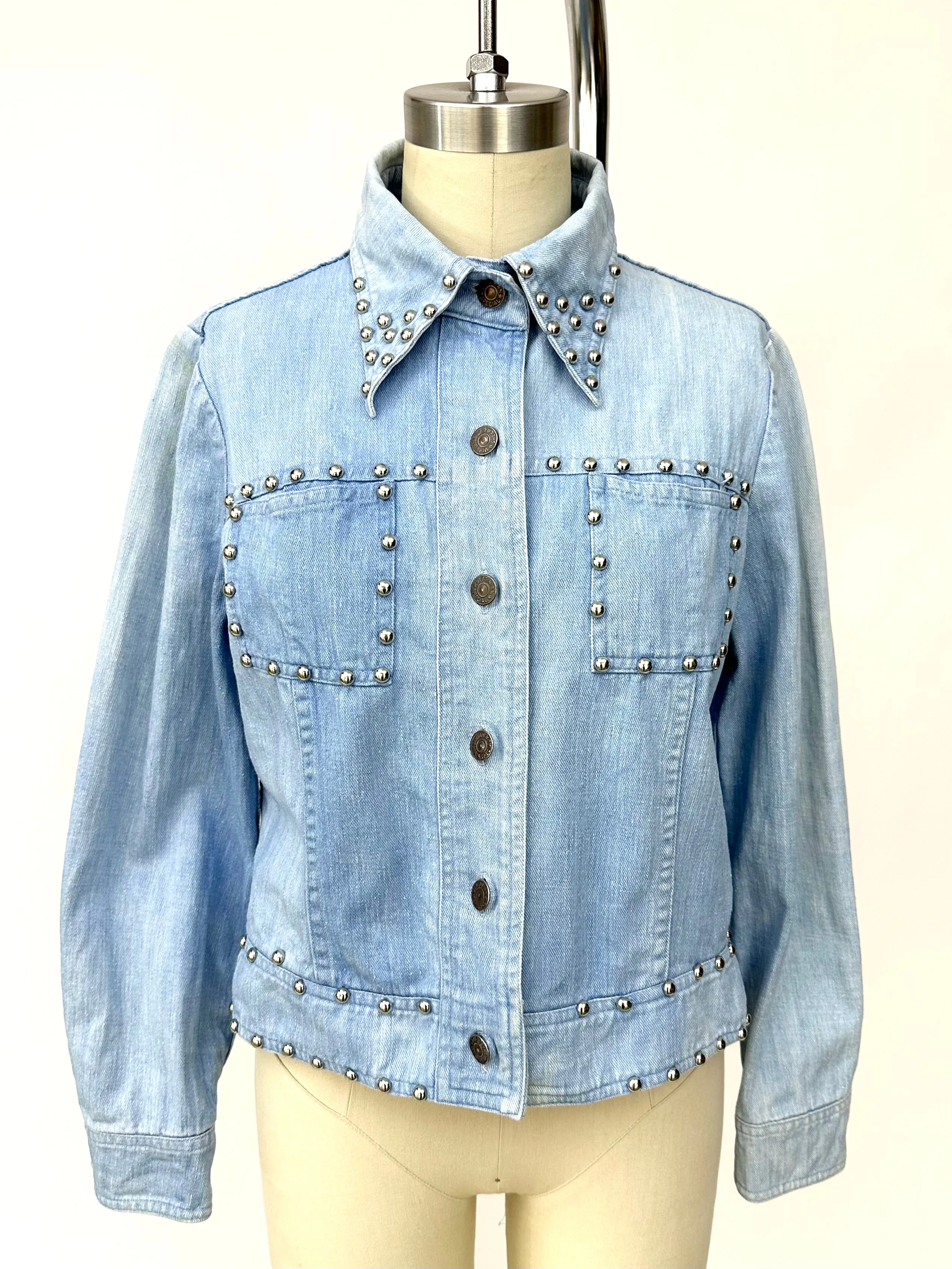1970s Roncelli Studded Denim Jacket