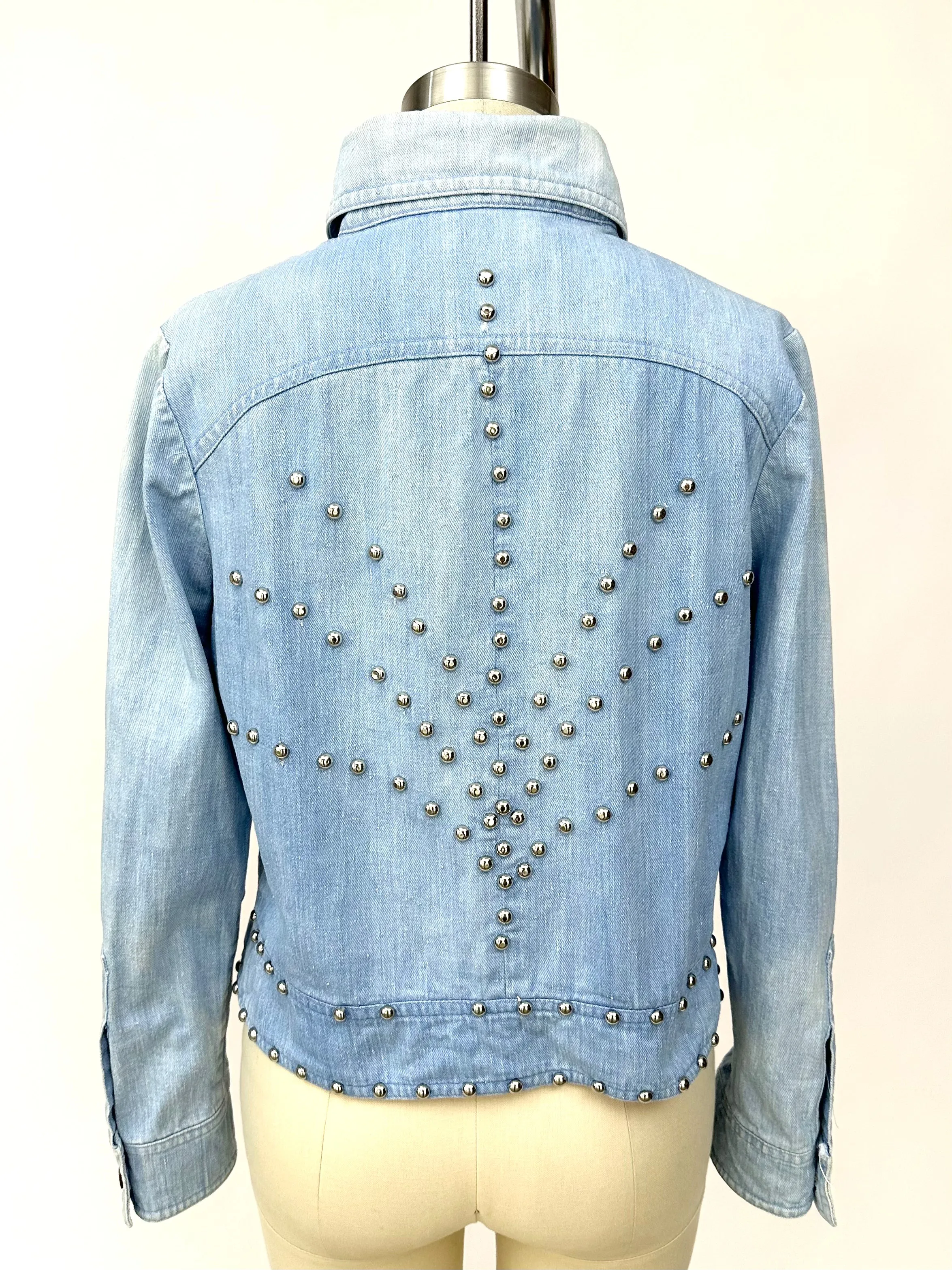 1970s Roncelli Studded Denim Jacket