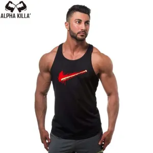 2018 New Golds gyms Brand singlet canotte bodybuilding stringer tank top men fitness T shirt muscle guys sleeveless vest