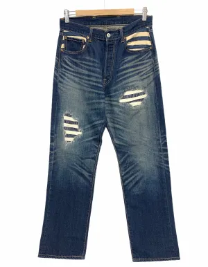 [30] Futura Laboratories Distressed Denim Jeans
