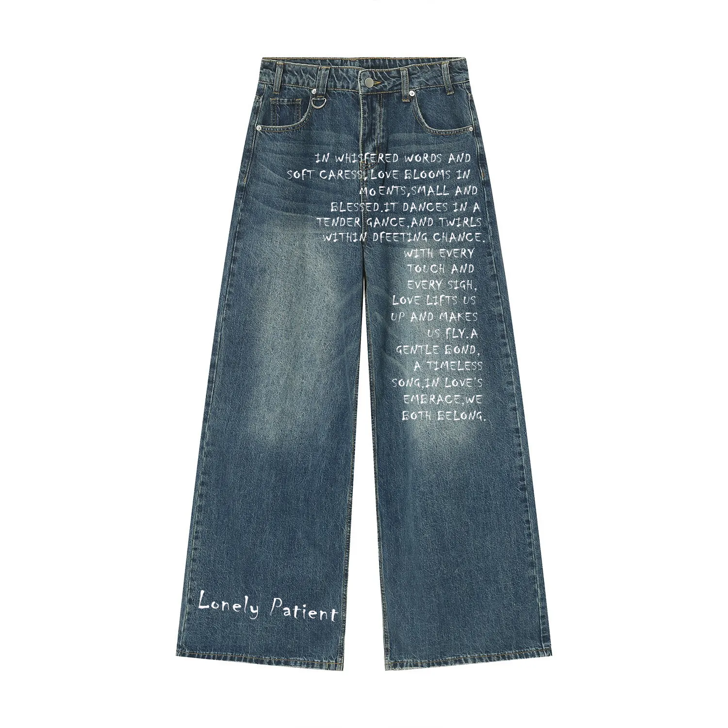 3endlesss. Melancholy Letters Retro Jeans