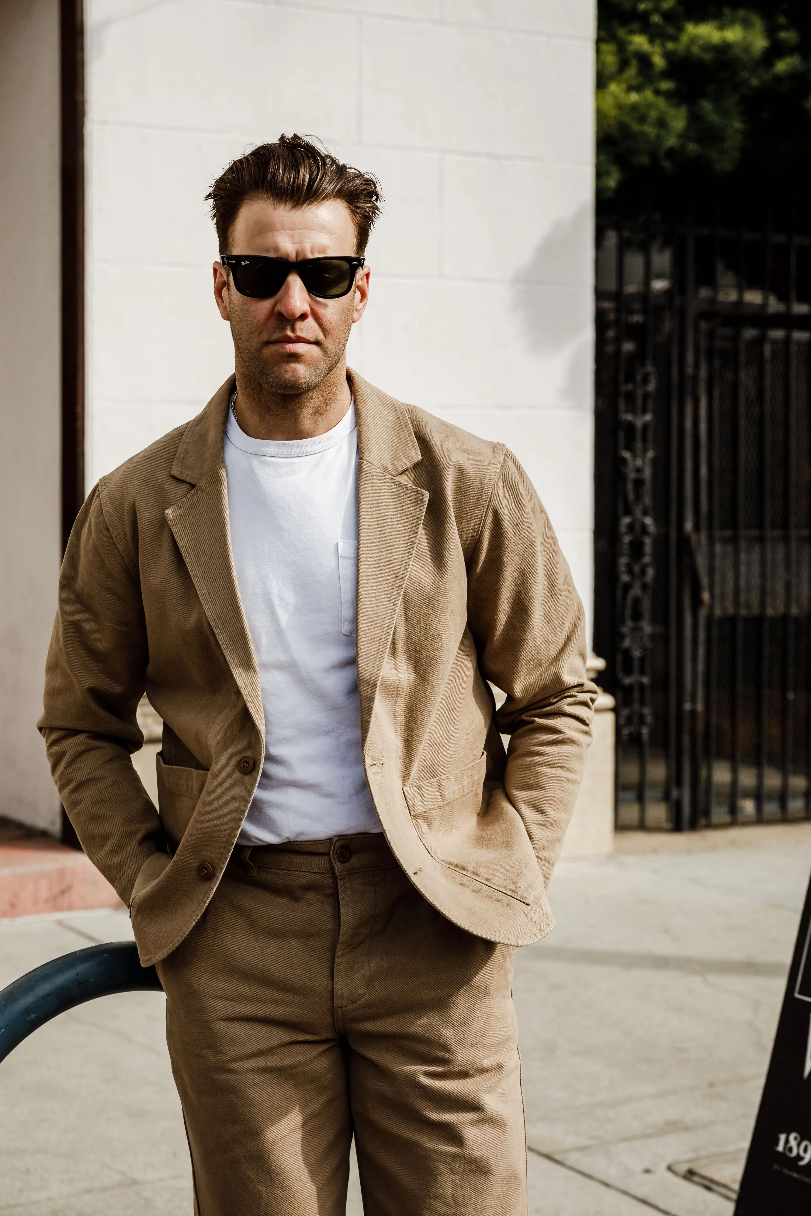 3sixteen - Work Blazer - Khaki Twill