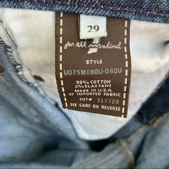 7 for all Mankind Women’s Bootcut jeans size 29