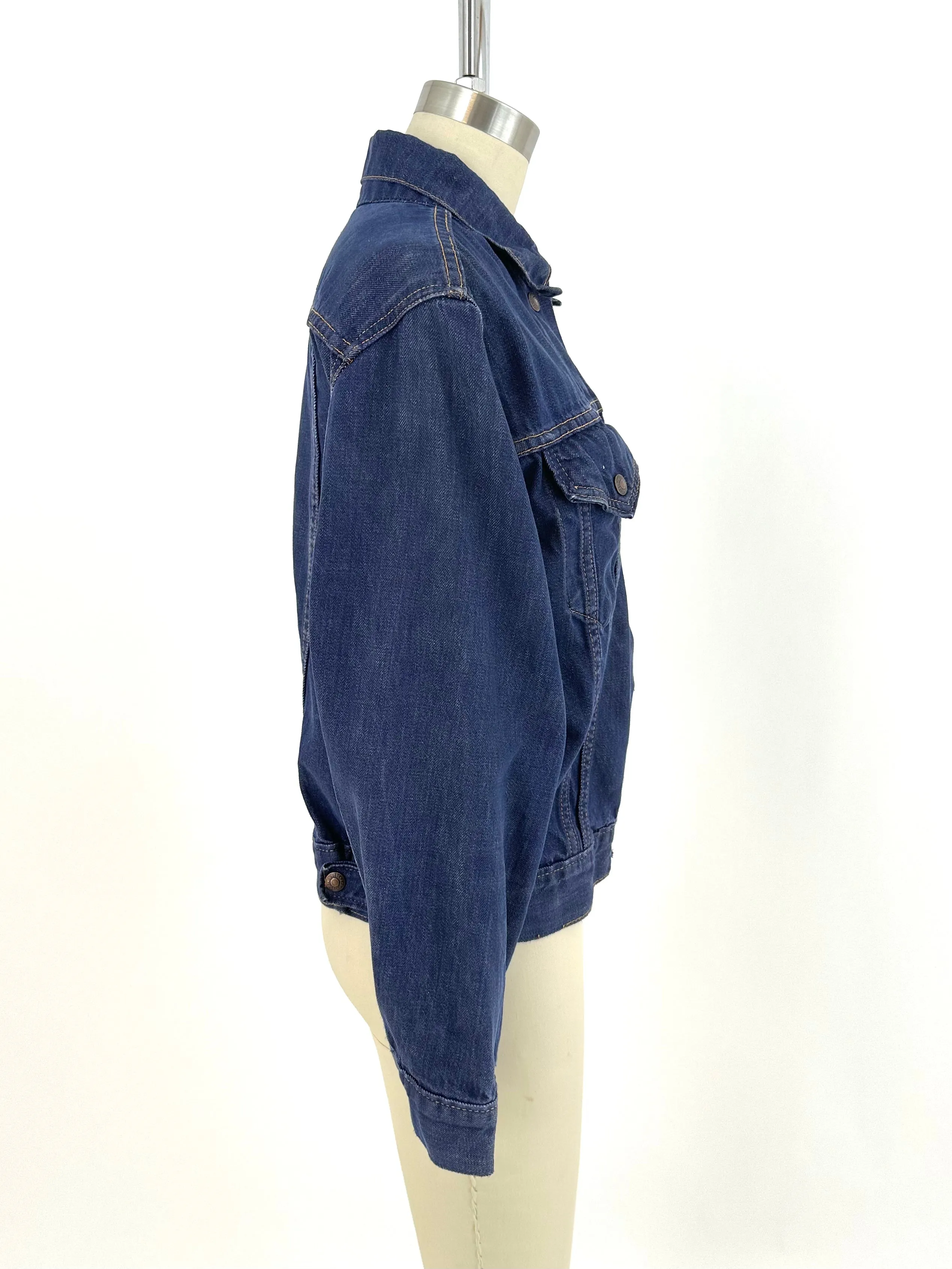 70s Levi's Dark Wash Denim Jacket