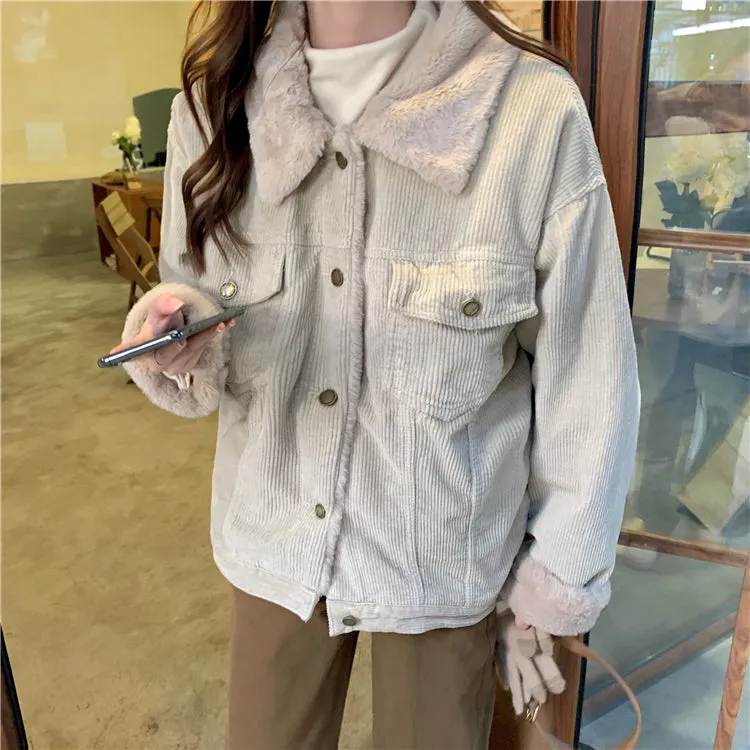 90s Vibes Corduroy Jacket