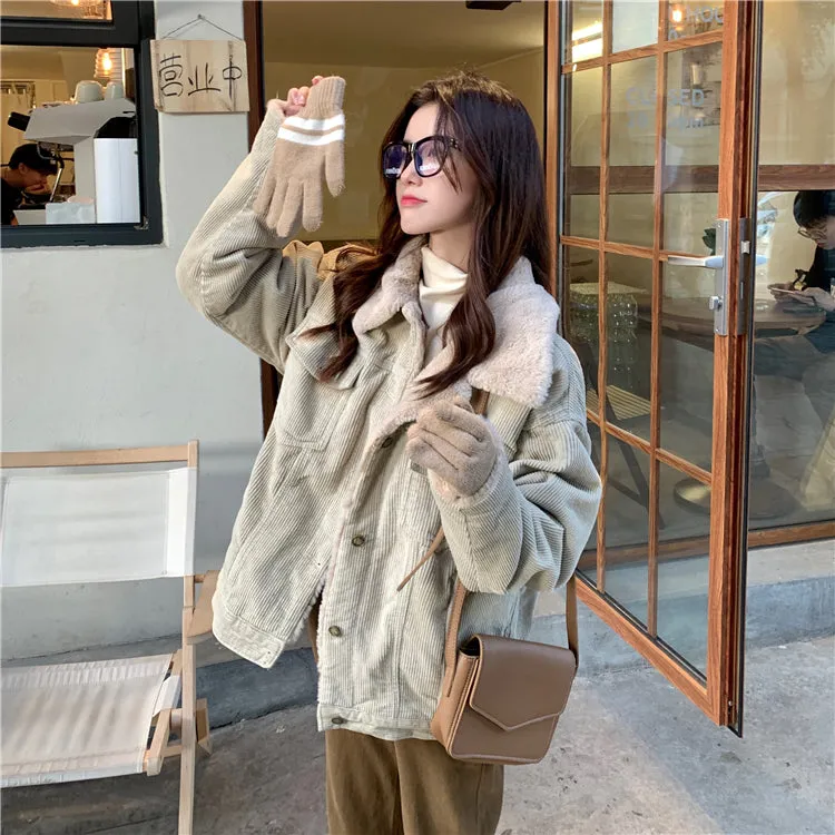 90s Vibes Corduroy Jacket