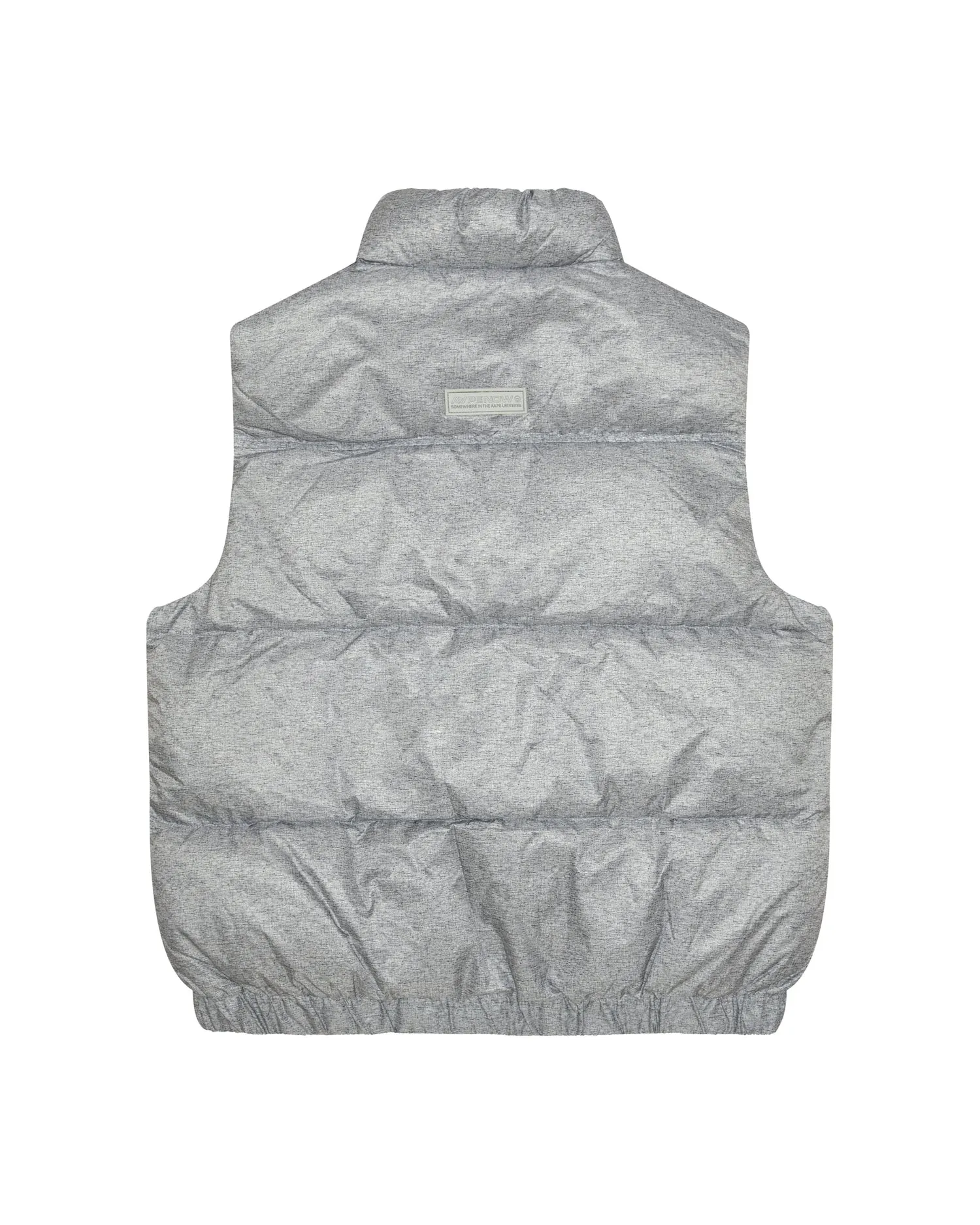 AAPE NOW moonface logo down vest