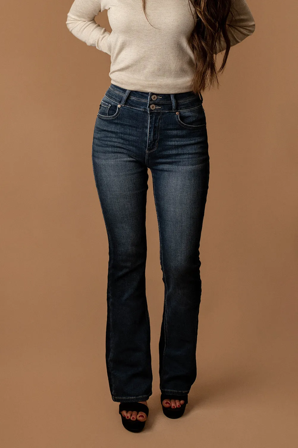 Abby Skinny Bootcut Kancan Jeans