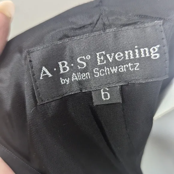 A.B.S Evening satin long bell train skirt size 6