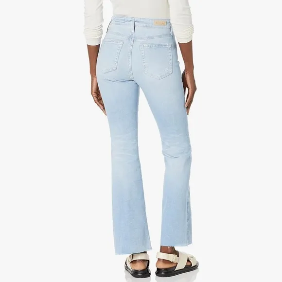 AG Adriano Goldschmied Farrah High Rise Boot Cut Jeans in 21 Years Coastline 32
