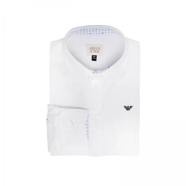 AJR White Cotton Shirt