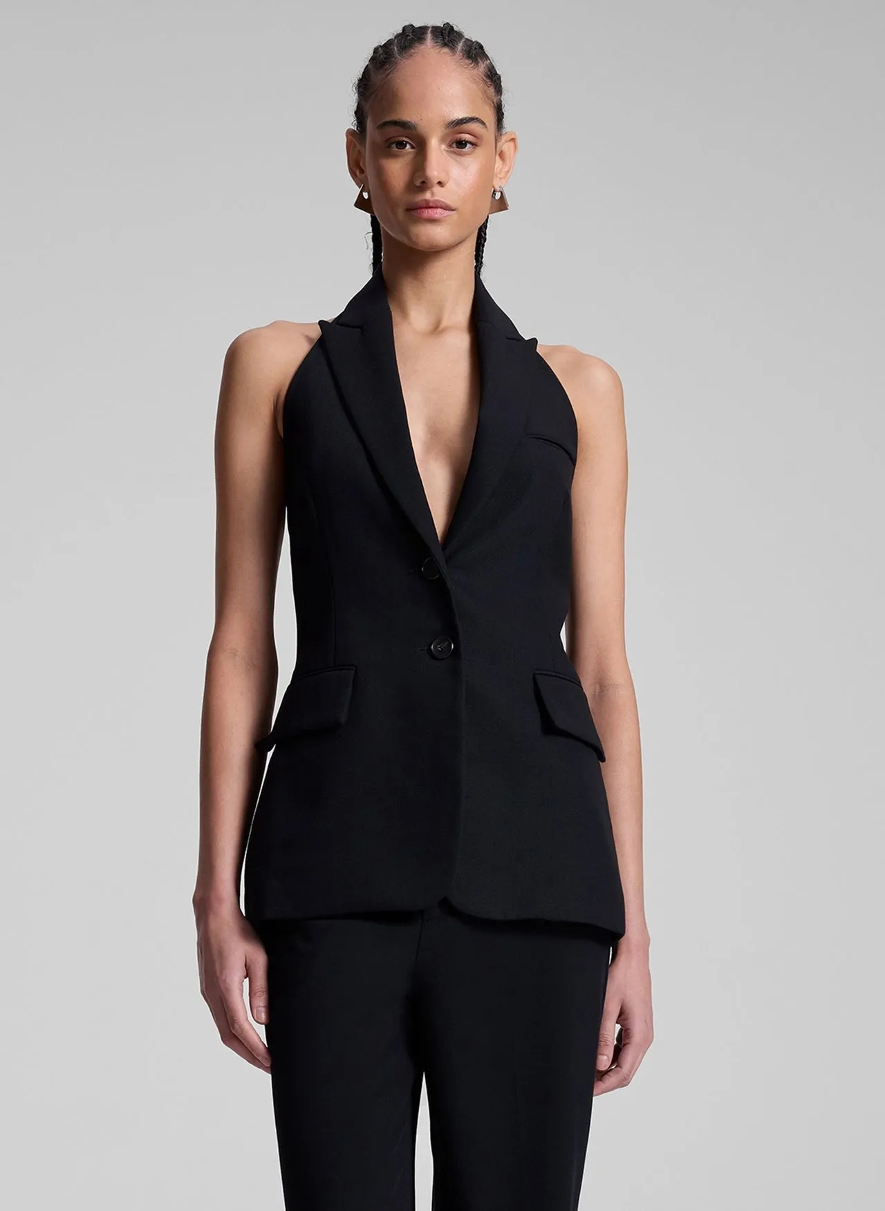 A.L.C. Alexa Vest in Black