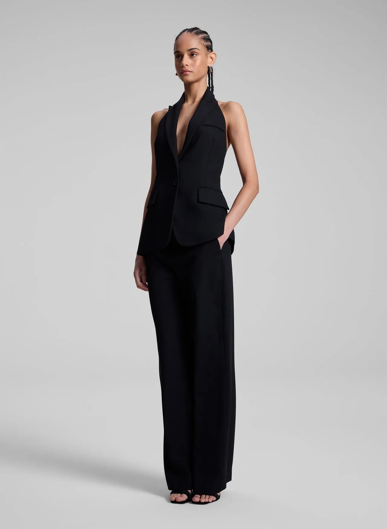 A.L.C. Alexa Vest in Black