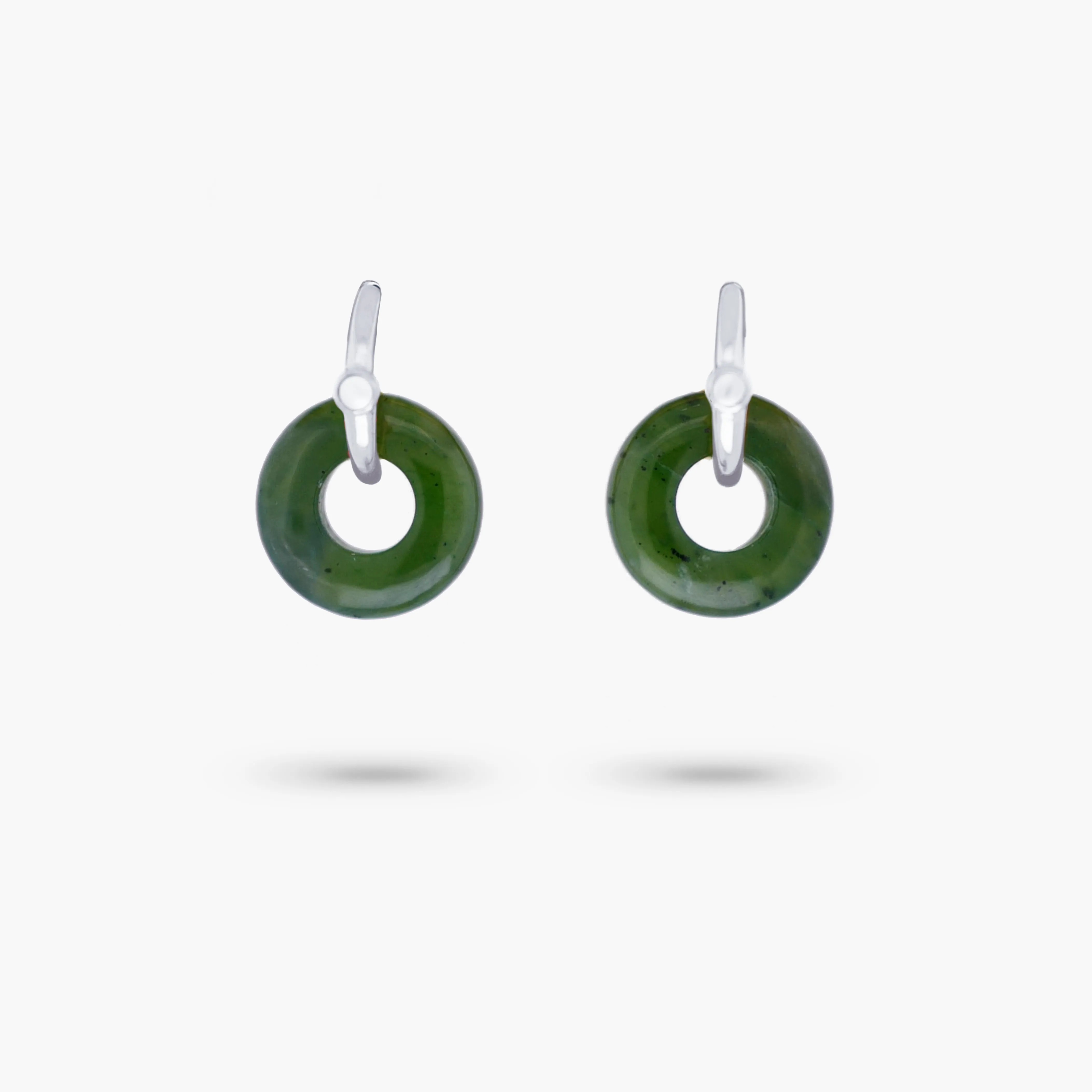 Amare Wear Oriental Inspired Freshwater Pearl and Rare Jade Multi-way Earrings