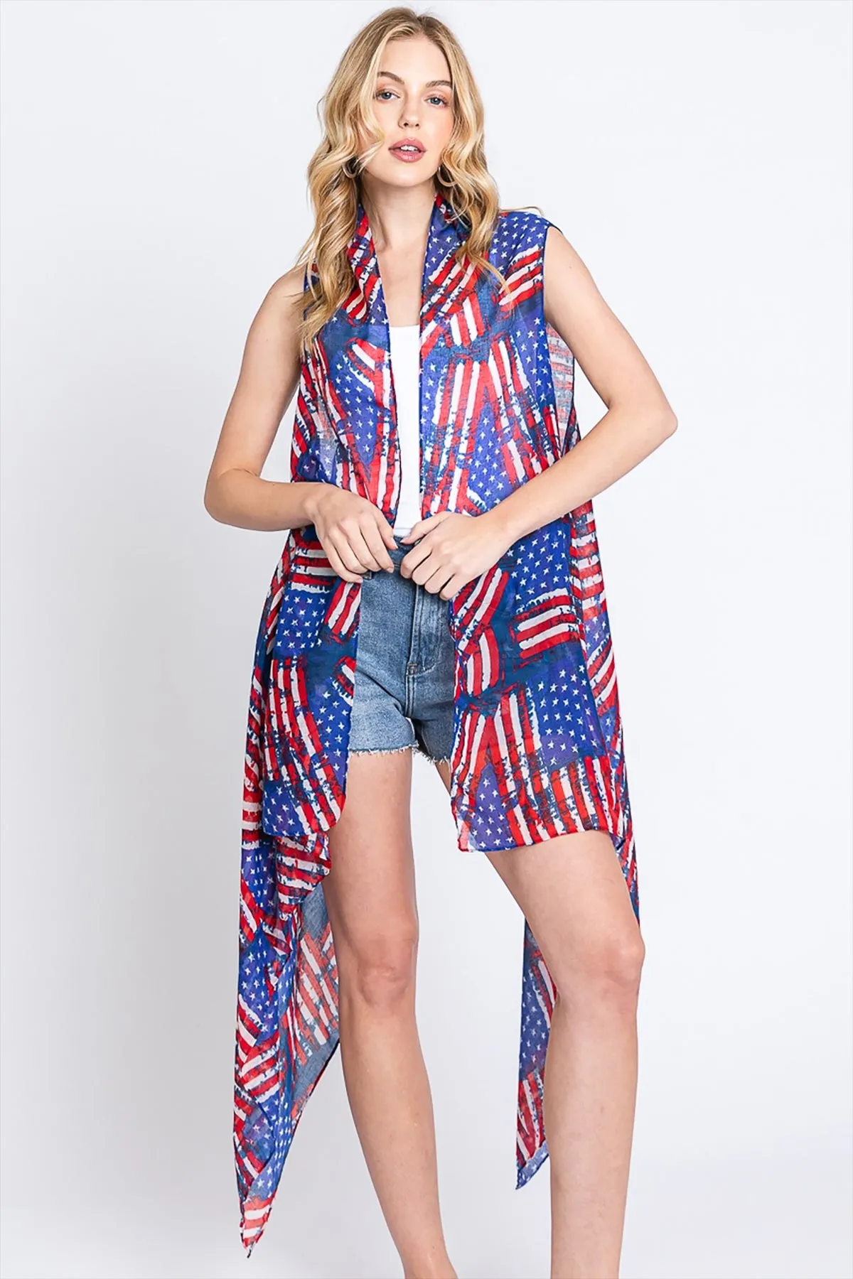 AMERICAN FLAG VEST