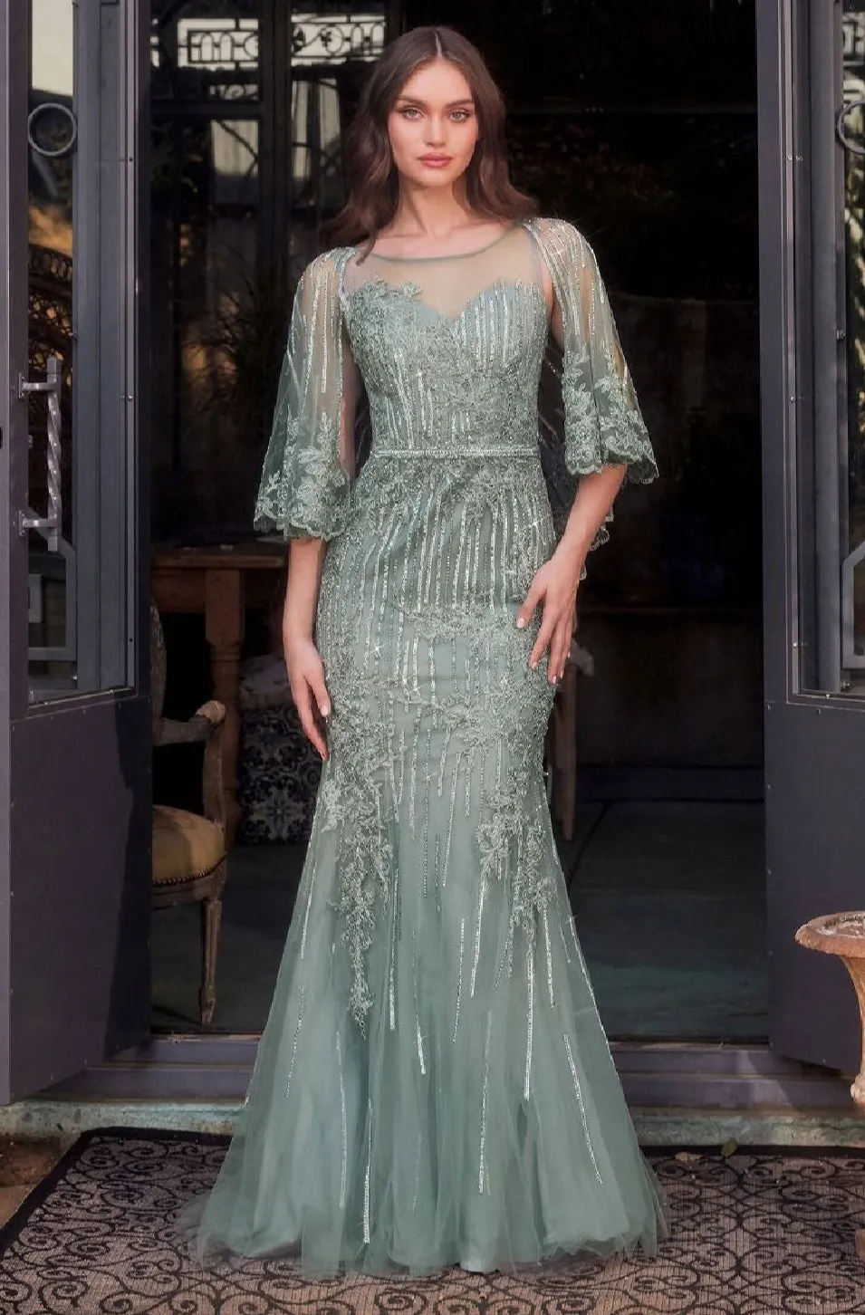 Andrea & leo Evening Gown MA105