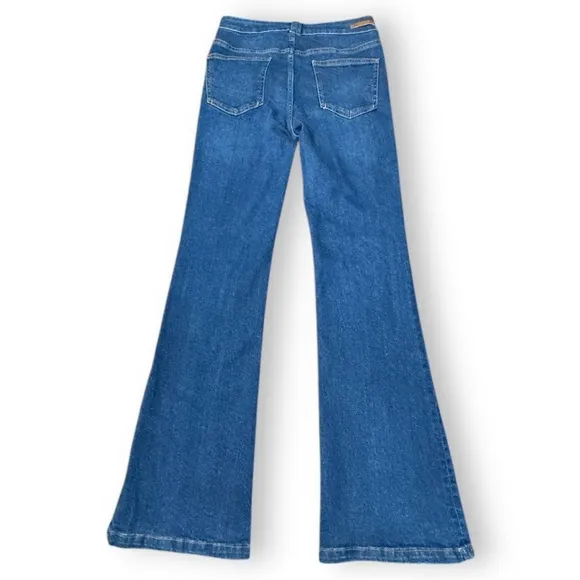 Anthropologie Pilcro Hi-Rise Trouser Bootcut Jeans Button Fly Denim Women’s 26