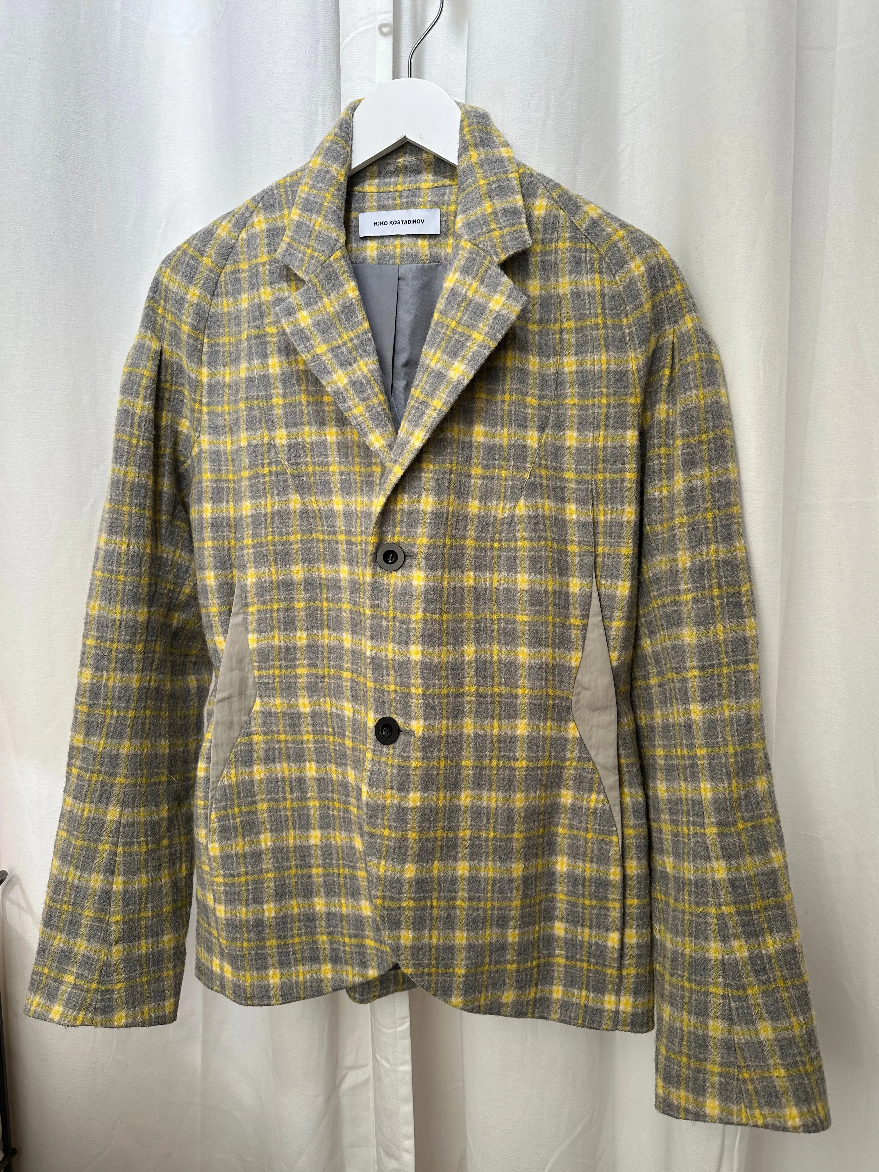 A/W 2021 Kiko Kostadinov Virgin Wool Plaid Blazert*