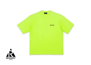BB Embroidered Logo Tee "Lime"