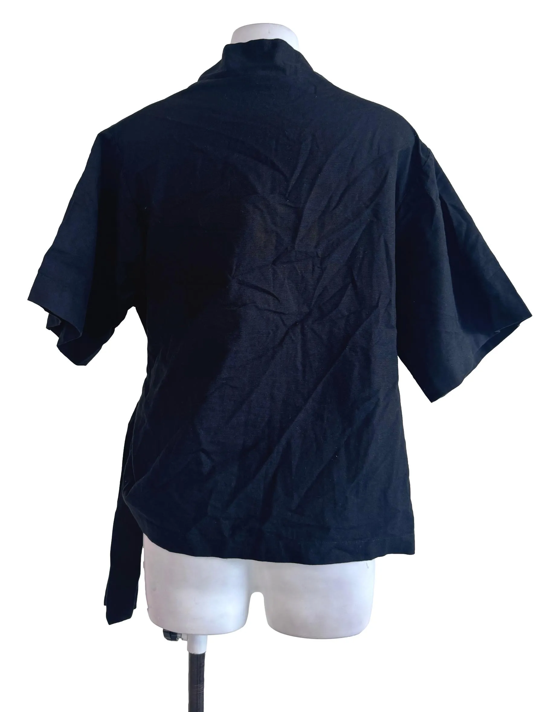 Black Cotton Kimono