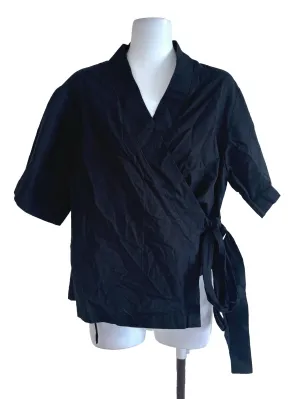 Black Cotton Kimono
