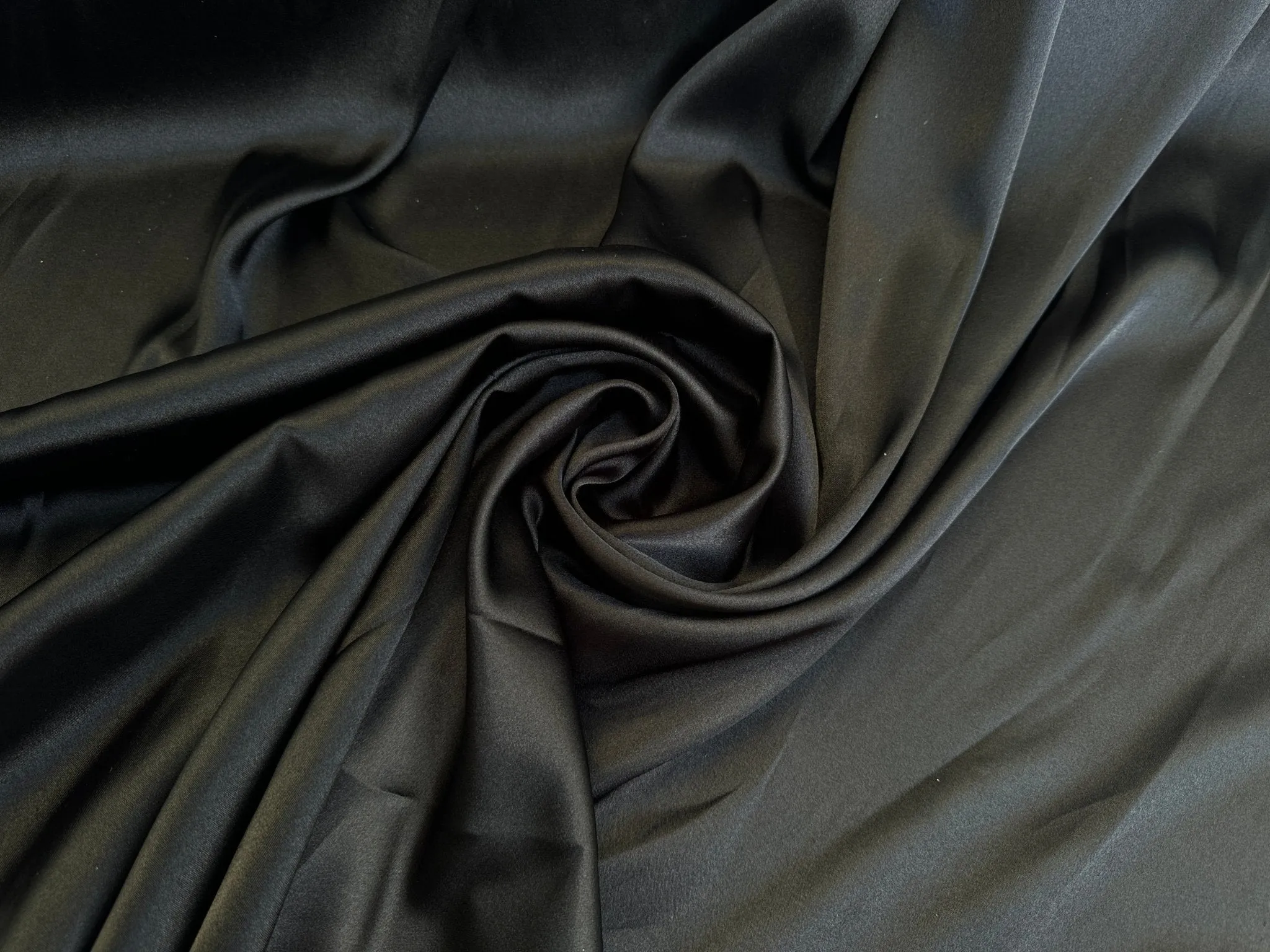 Black Satin Fabric