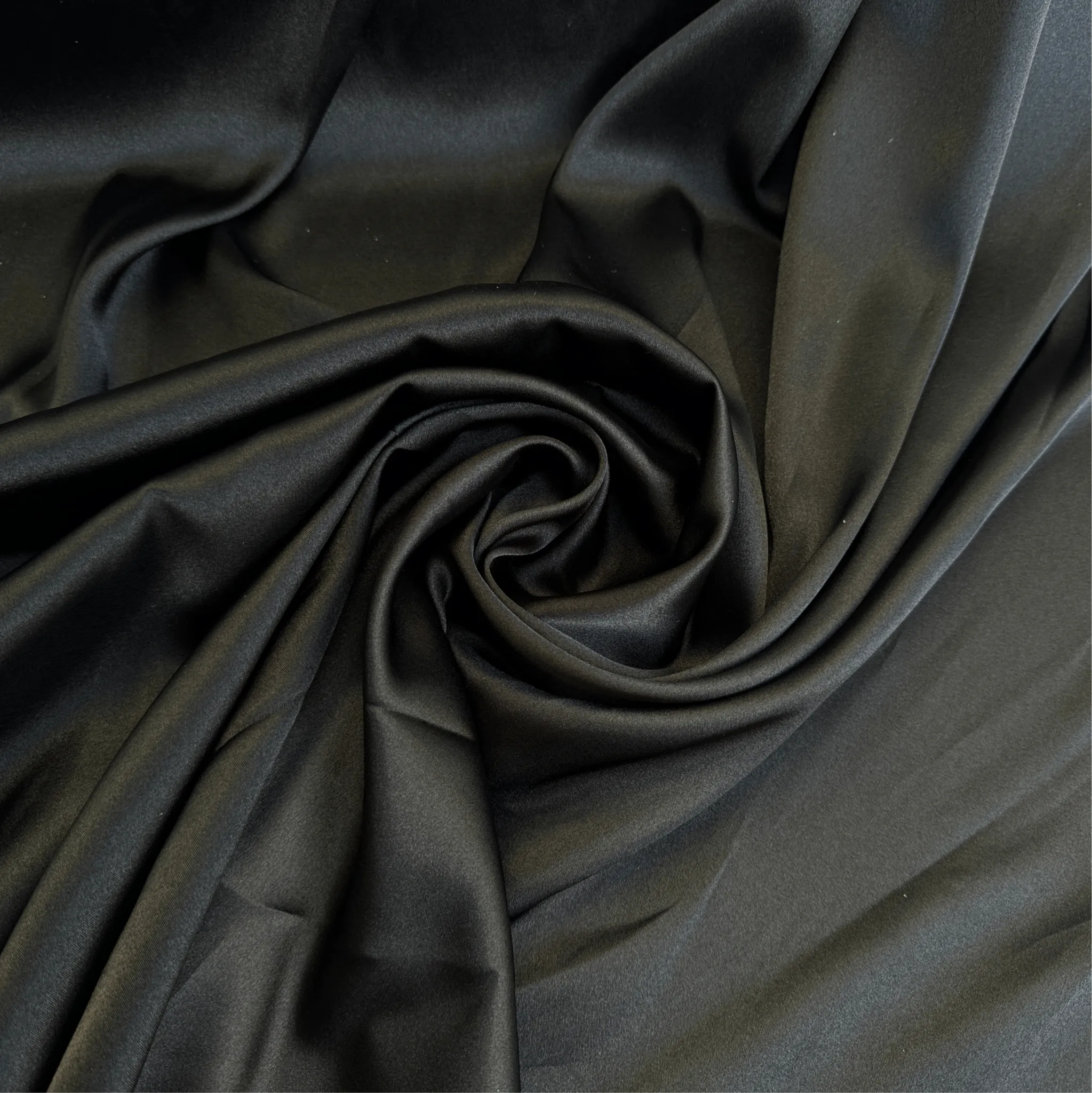 Black Satin Fabric