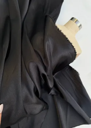 Black Satin Fabric