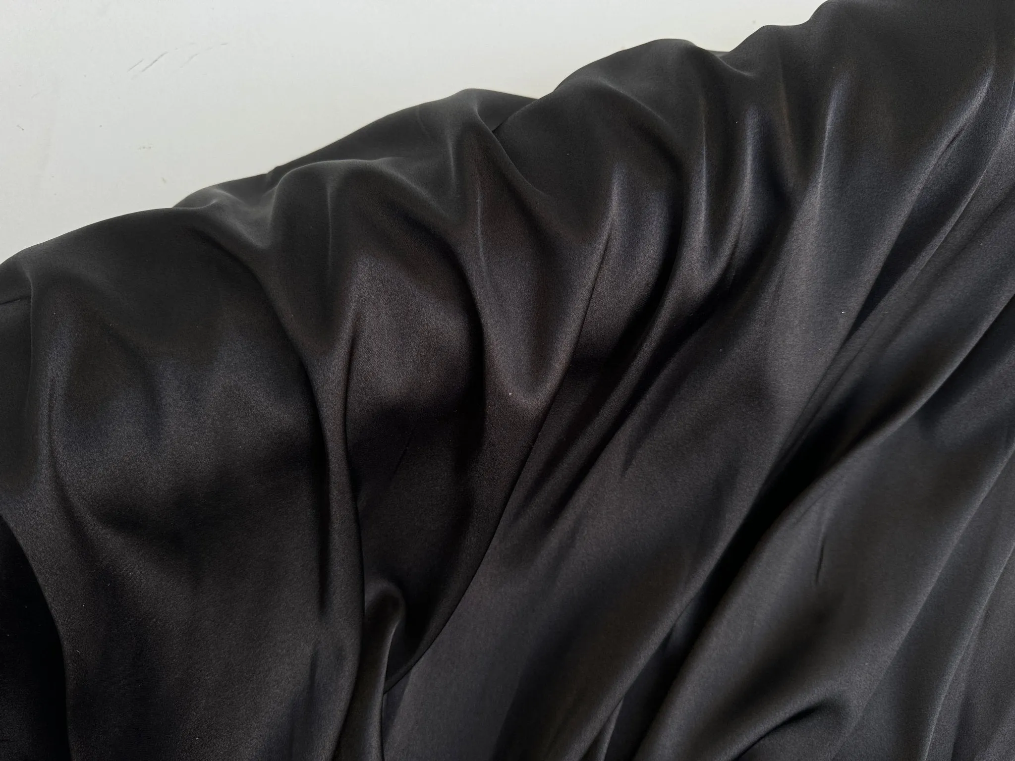 Black Satin Fabric