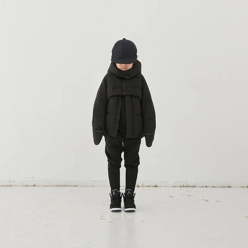 Black separate down jacket