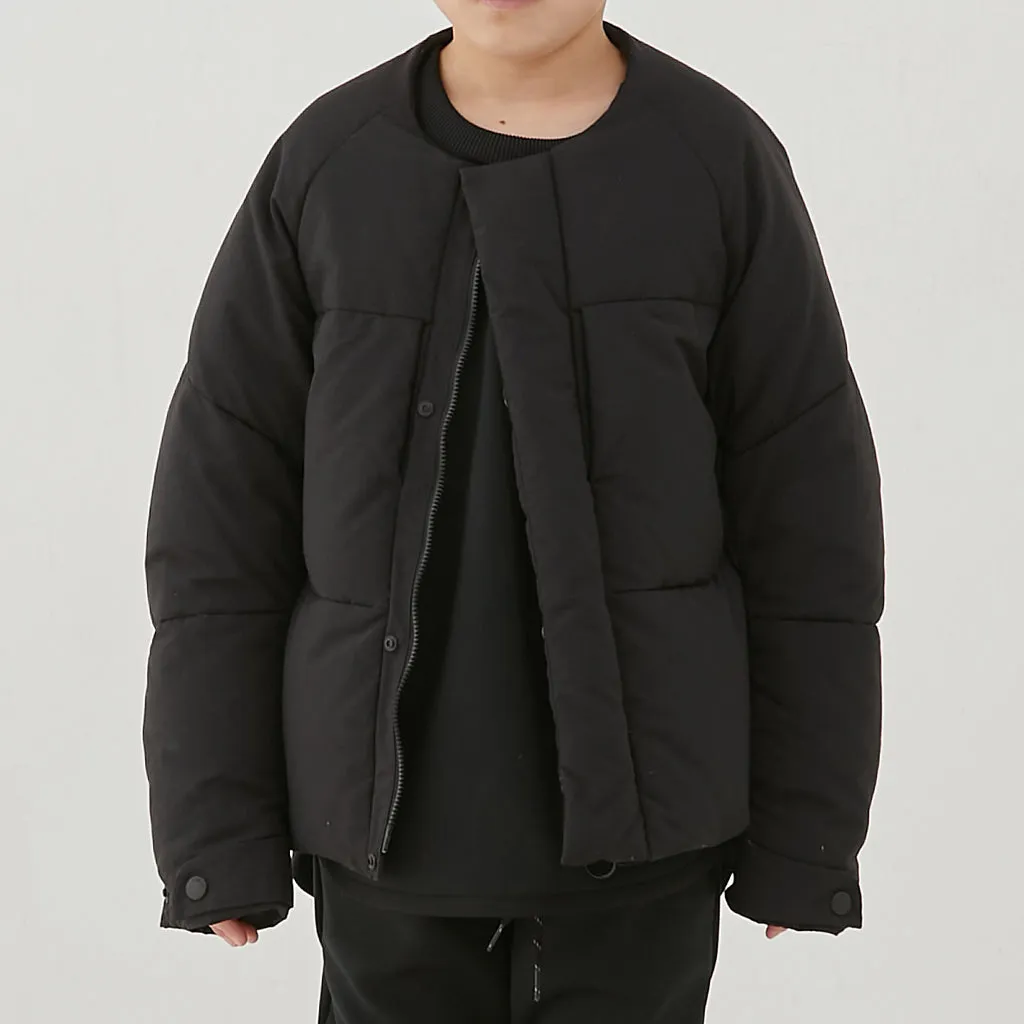 Black separate down jacket