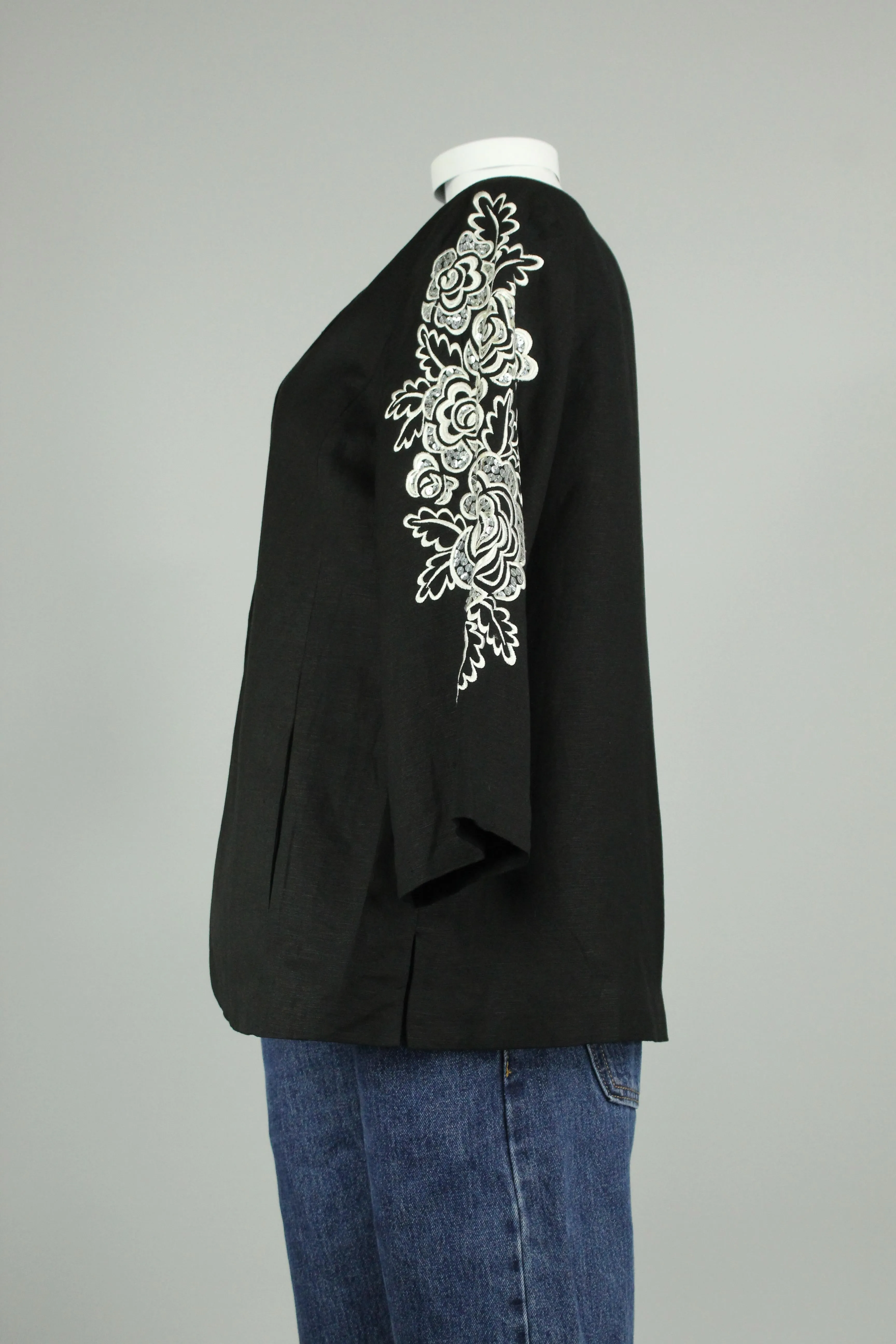 Blazer Negro Bob Mackie Talla S