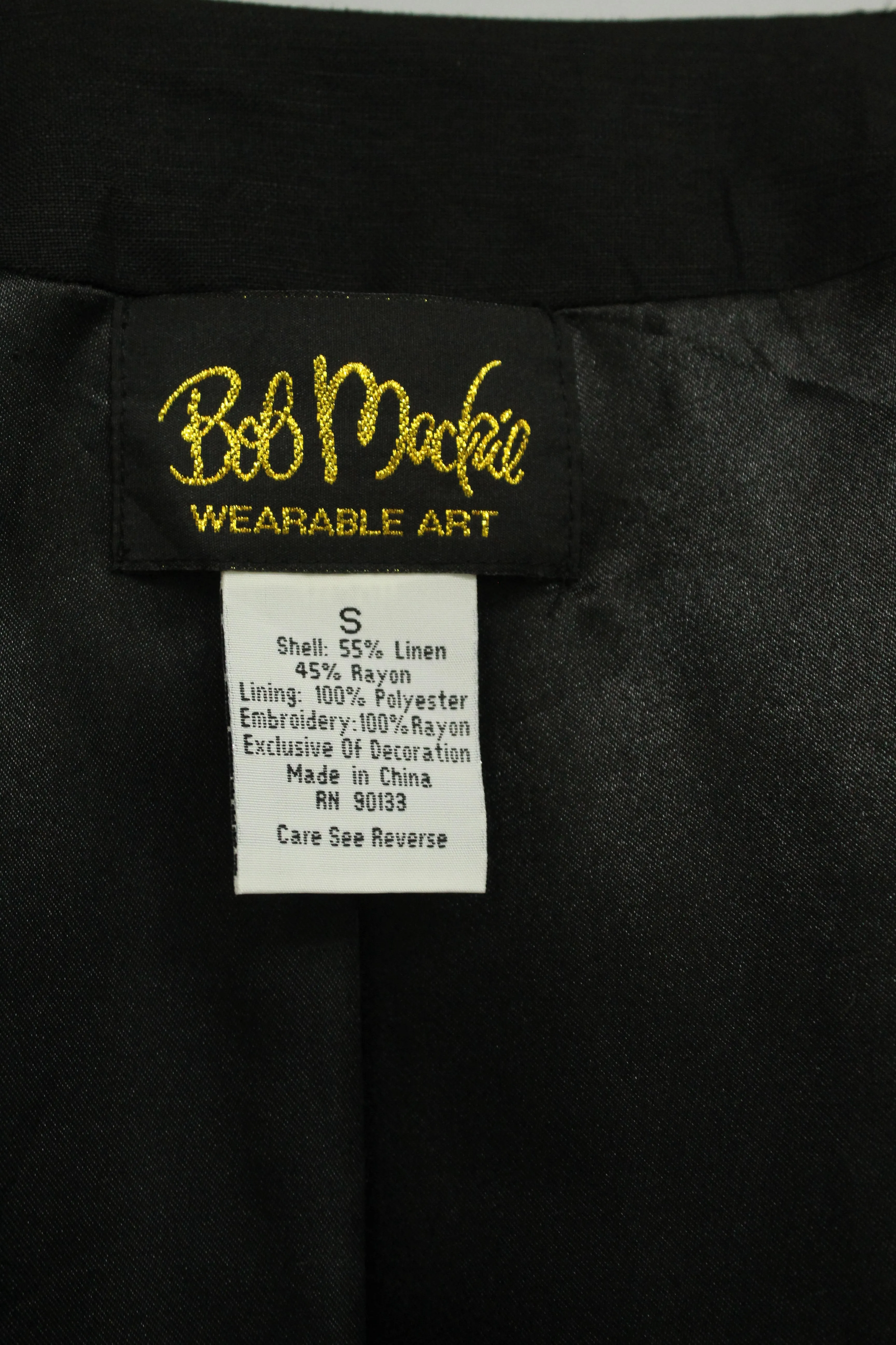 Blazer Negro Bob Mackie Talla S