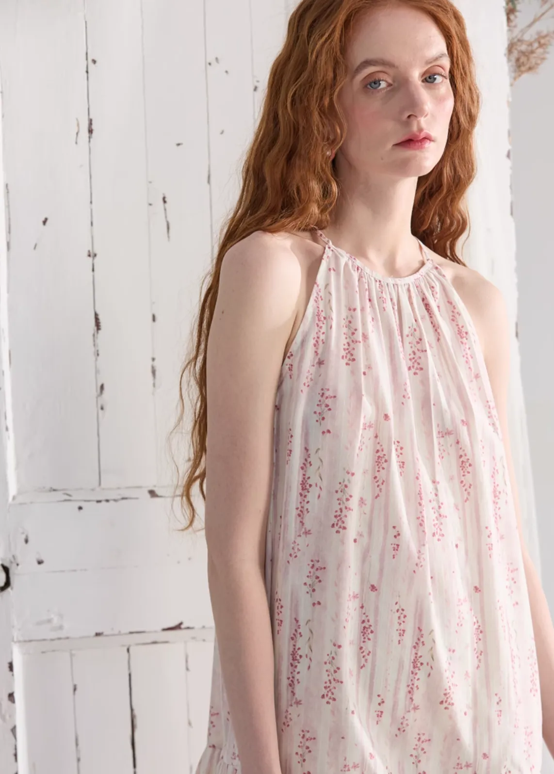 Blossom Breeze Halter Dress