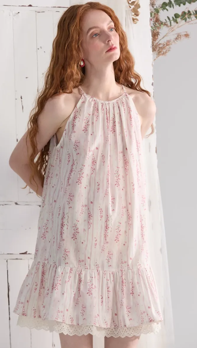 Blossom Breeze Halter Dress