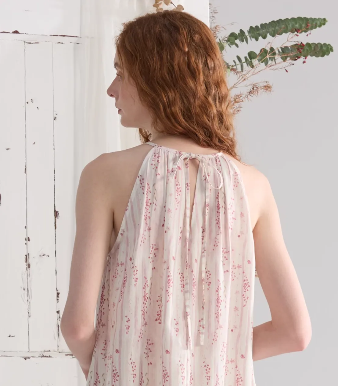 Blossom Breeze Halter Dress