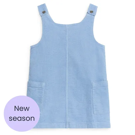 Blue Corduroy Dress