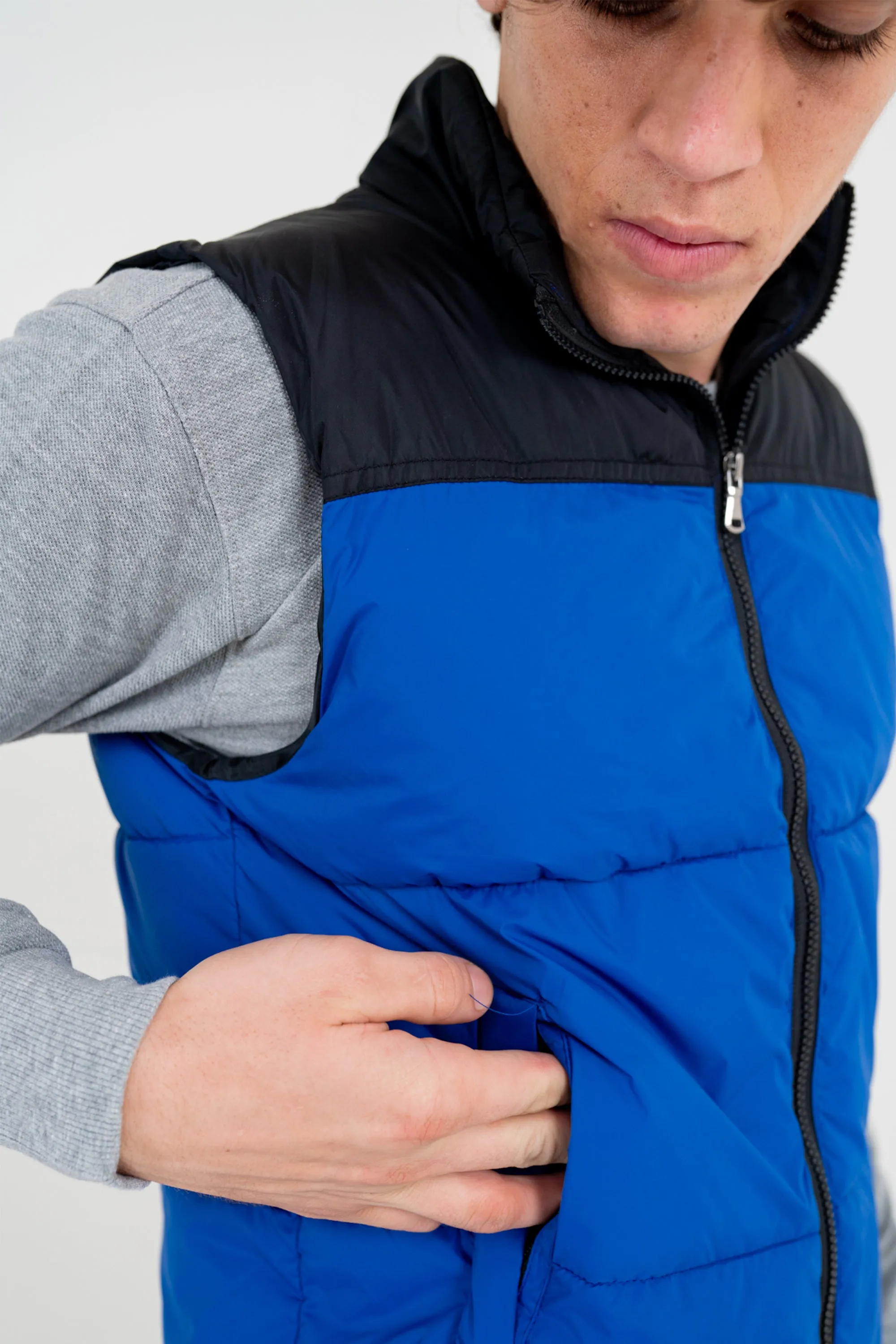 Blue Down Gilet