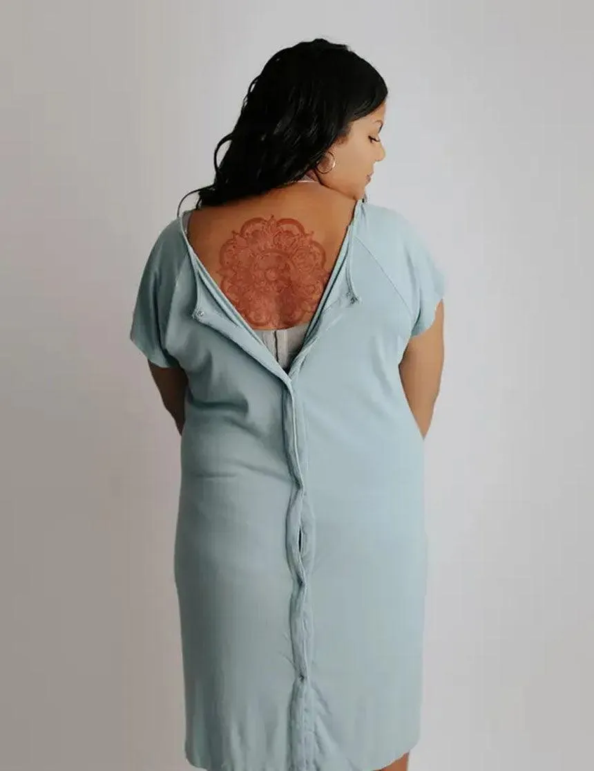 Bluebird Mommy Labor and Delivery Gown