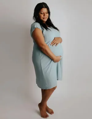 Bluebird Mommy Labor and Delivery Gown
