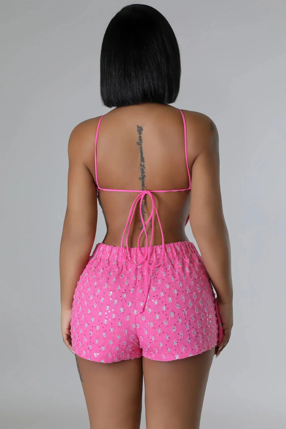 Blush Bloom Skort Set