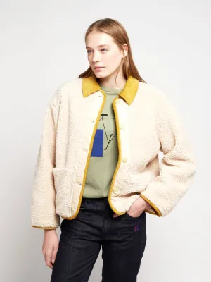Bobo Choses White shades shearling jacket