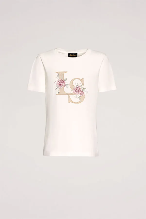 BONOMIA LS EMBROIDERED T-SHIRT
