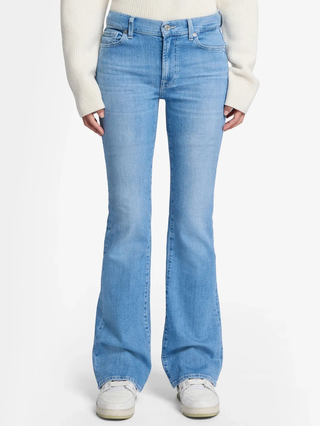 BOOTCUT BLOOM Lys Blå