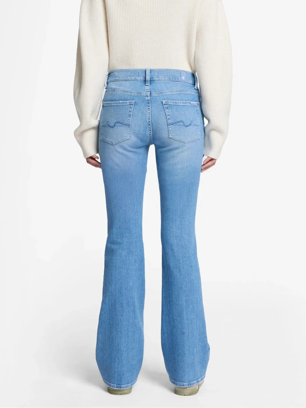 BOOTCUT BLOOM Lys Blå