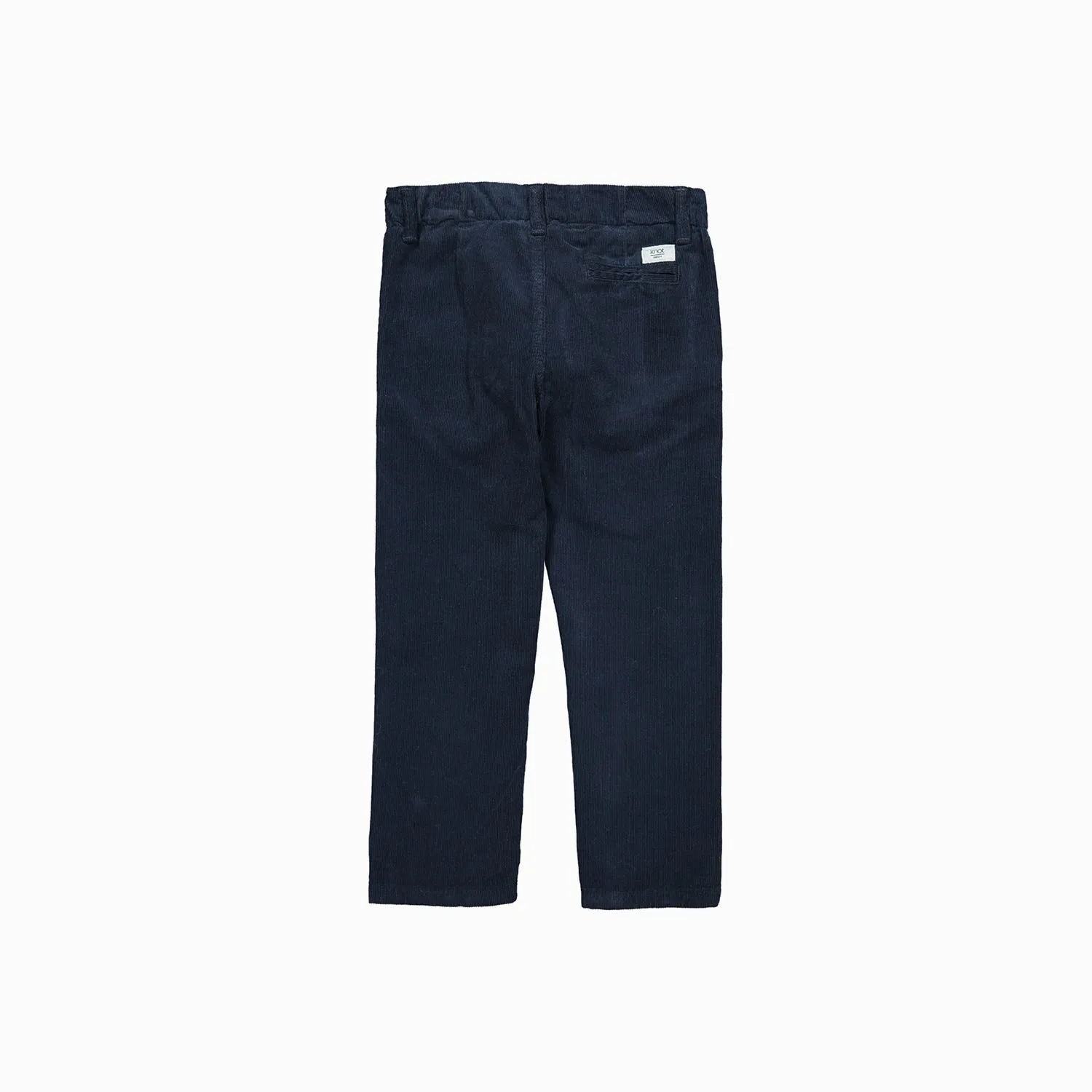 Boys Navy Blue Cotton Corduroy Trousers