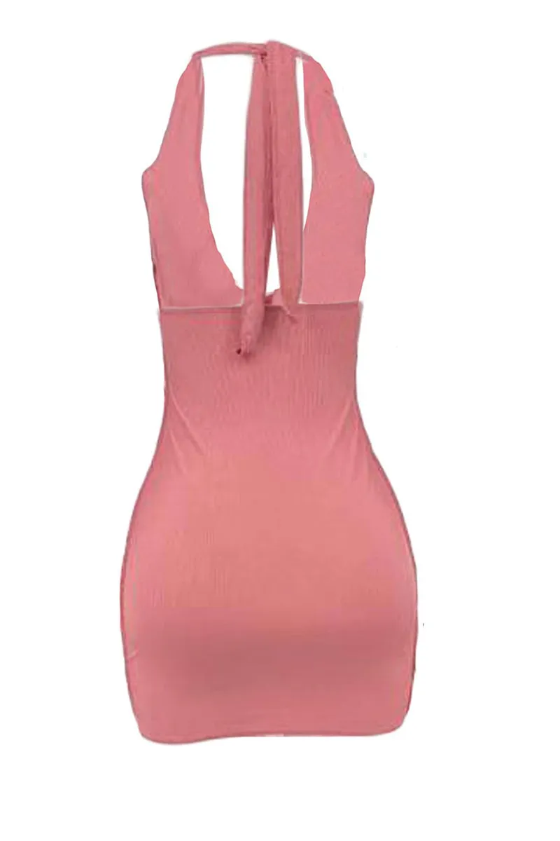 BR3194 Halter Mini Dress