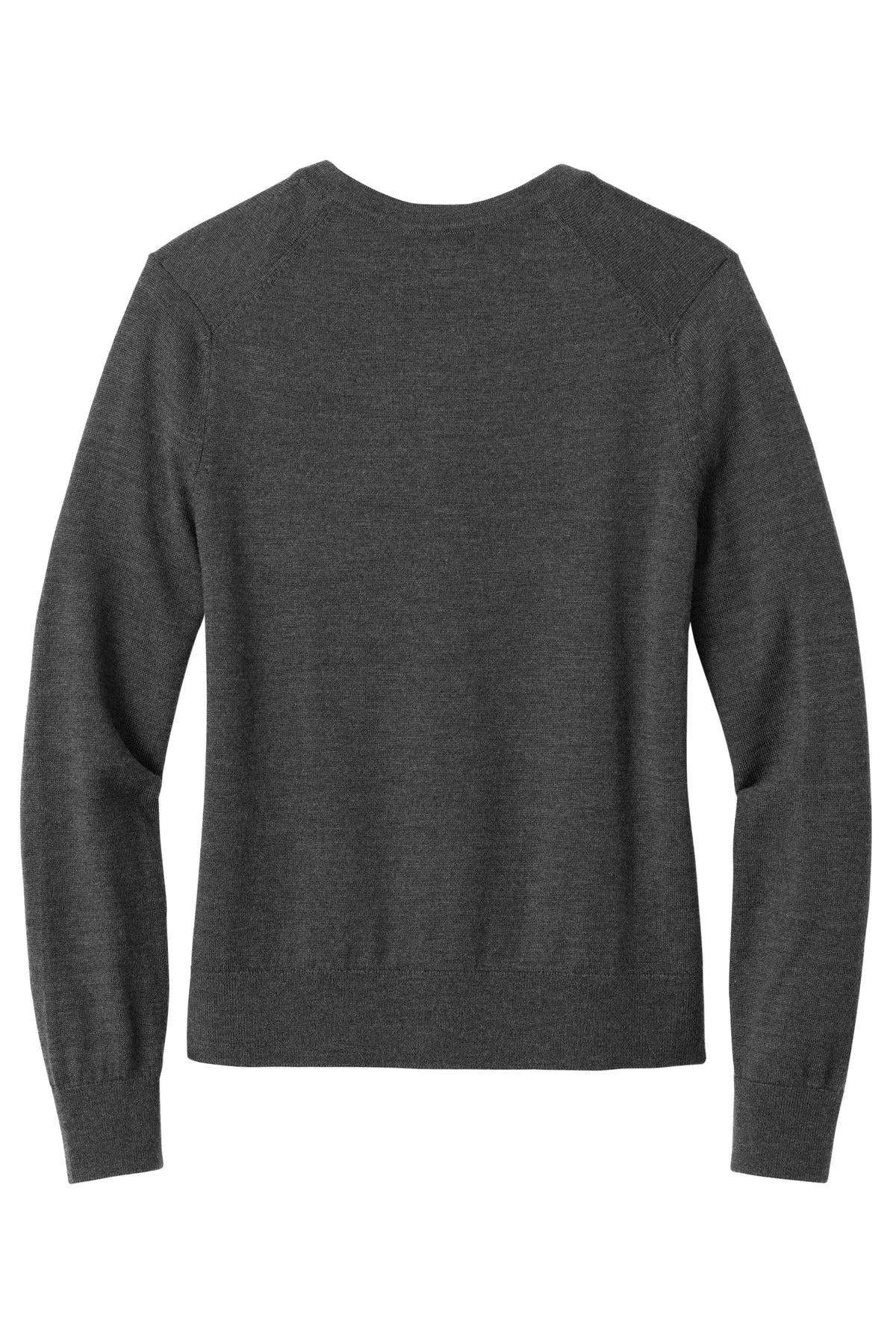 Brooks Brothers Women's Washable Merino Cardigan Sweater BB18413 Windsor Grey Heather