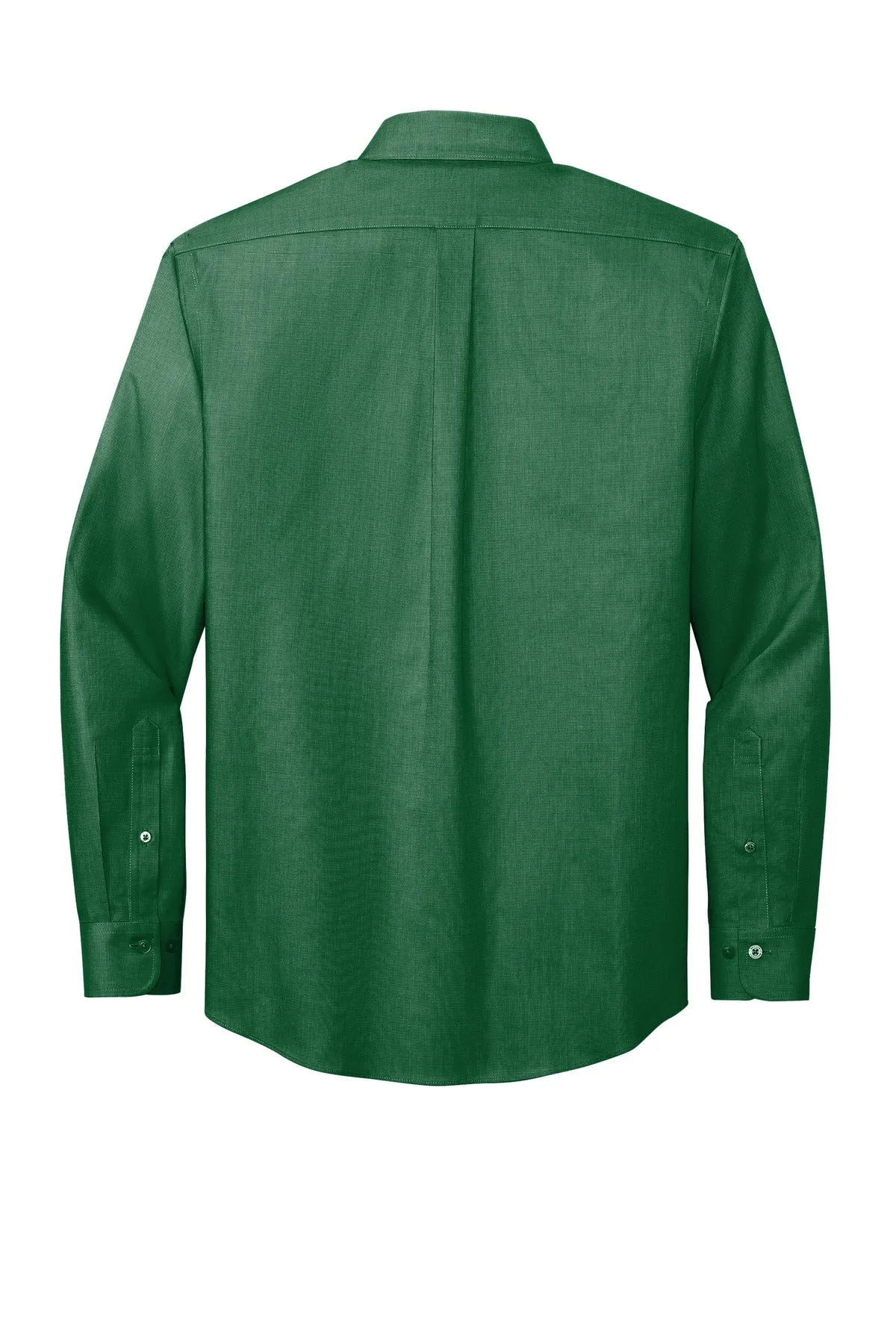 Brooks Brothers Wrinkle-Free Stretch Nailhead Shirt BB18002 Club Green